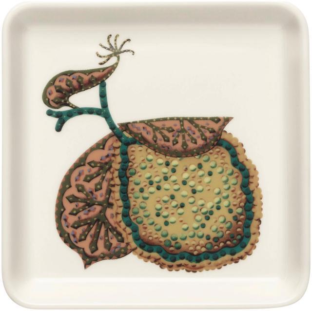 Iittala Taika Square Plate 12x12cm Harvest | Soposopo