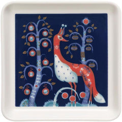 Iittala Taika Square Plate 12x12cm blue | Soposopo