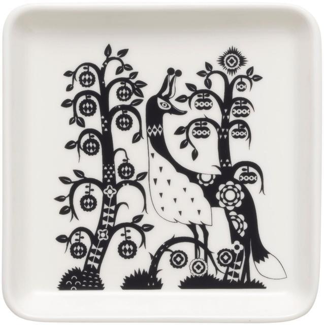 Iittala Taika Square Plate 12x12cm black | Soposopo