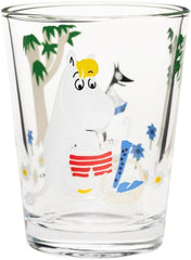 Moomin Arabia Finland Moomin Drinking Glass 22cl Let's Go on Holiday | Soposopo