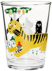 Moomin Arabia Finland Moomin Drinking Glass 22cl Garden Party | Soposopo