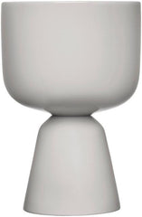 Iittala Nappula Plant Pot S 230x155mm light grey | Soposopo