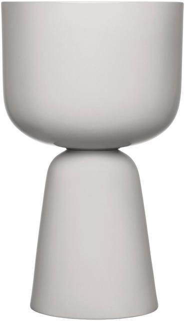 Iittala Nappula Plant Pot S 260x155mm light grey | Soposopo