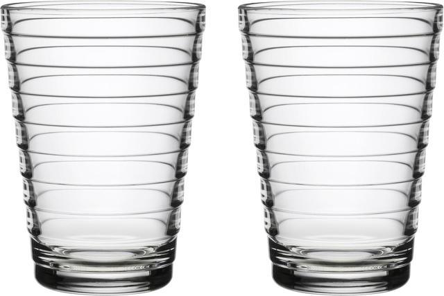 Iittala Aino Aalto Drinking Glass 33cl set of 2 clear | Soposopo