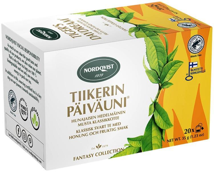 Nordqvist Tiikerin Päiväuni Tea 1 Box of 35g  1.2oz | Soposopo