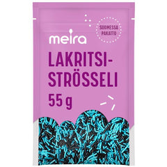 Meira Licorice Sprinkles 55g | Soposopo