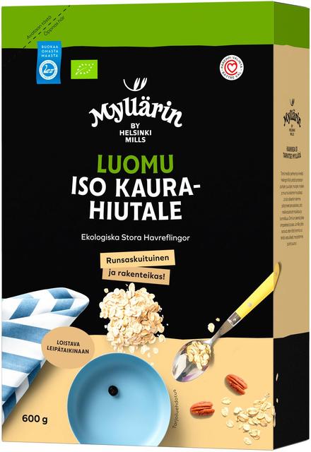 Myllärin Organic Large Oat Flakes 600 g | Soposopo