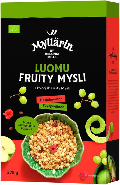 Myllärin Organic Fruity Muesli 375 g | Soposopo