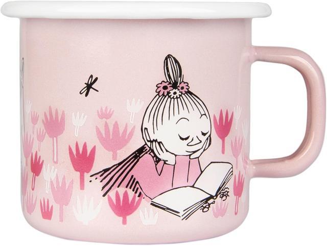 Muurla Moomin Enamel Mug In the Garden Little My 2.5 dl | Soposopo