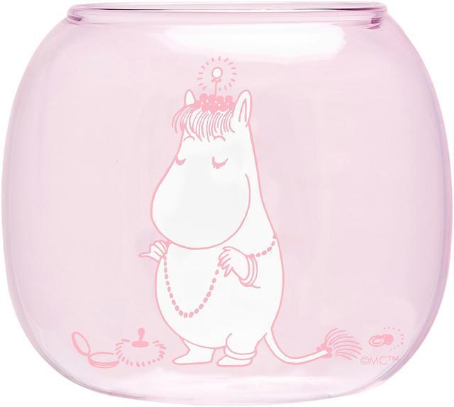 Muurla Candle Lantern Moomin Snorkmaiden Pink 9.5 cm | Soposopo