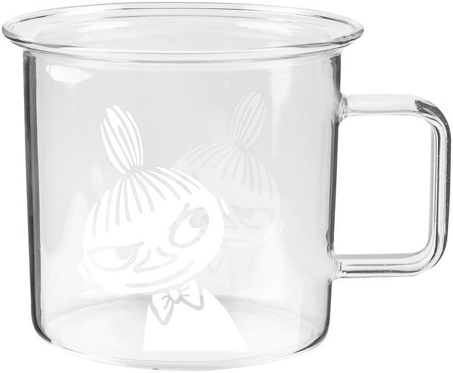 Muurla Moomin Glass Mug Little My 3.5 dl Clear | Soposopo