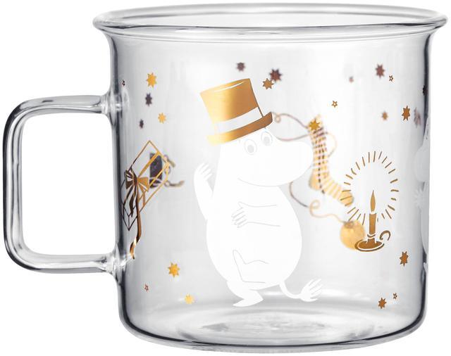 Muurla Glass Mug Moomin Starry Moment 3.5 dl | Soposopo