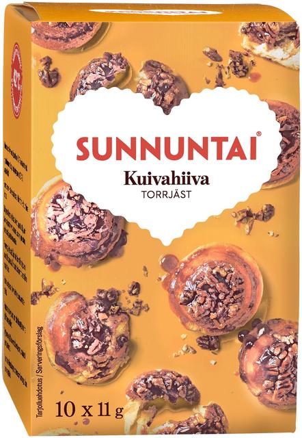 Sunnuntai 10x11g Dry Yeast | Soposopo