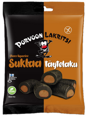 Porvoon Lakritsi Chocolate Filled Liquorice 1 pack × 150g - Soposopo