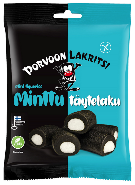 Porvoon Lakritsi Mint Filled Liquorice 1 pack × 150g - Soposopo