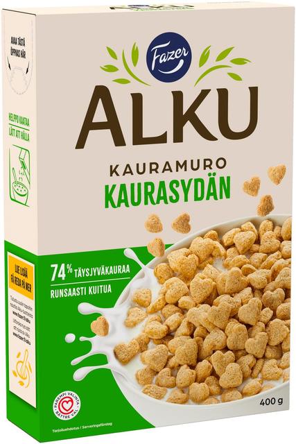 Fazer Alku Oat Heart oat cereal 400 g - Soposopo