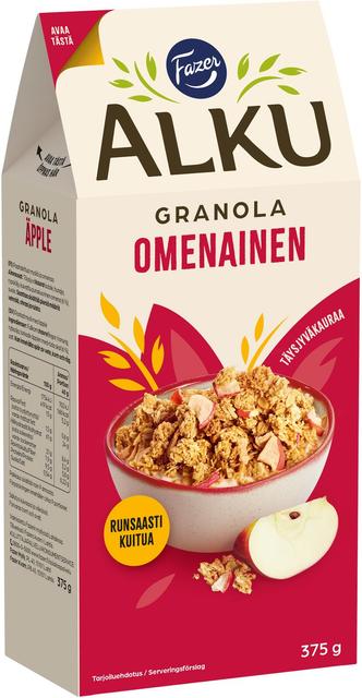 Fazer Alku Apple Granola 375 g | Soposopo