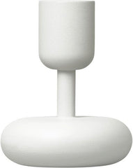 Iittala Nappula Candleholder 107mm white | Soposopo