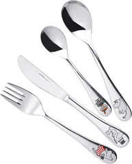 Moomin Arabia Hackman Moomin Children's Cutlery Set Family 4-piece - Soposopo