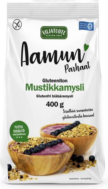 Virtasalmen Viljatuote Gluten-Free Blueberry Muesli 400 g | Soposopo