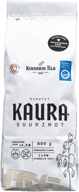 Kinnarin Tila Cracked Oat Groats 800 g | Soposopo