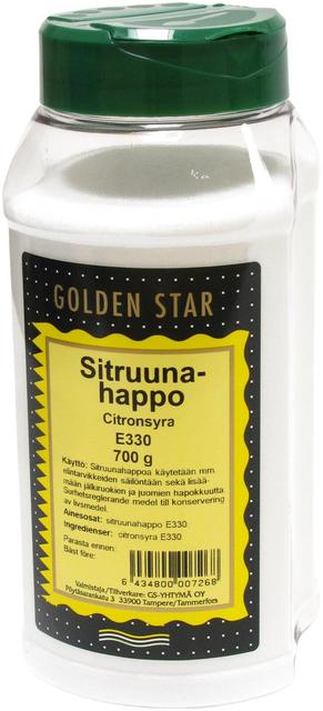 Golden Star Citric Acid E330 700g | Soposopo