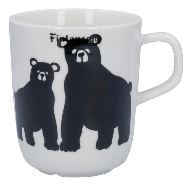 Finlayson mug Mittava 0.4 L Otso black/white | Soposopo