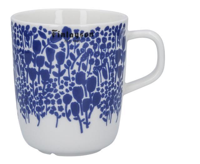 Finlayson mug Mittava 0.4 L Huiske blue-white | Soposopo