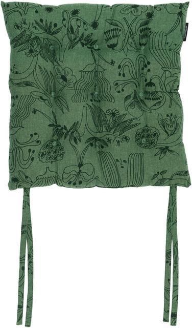 Arabia Seat Cushion Gardeners 40x40cm, Dark Green