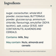 Fazer Salty Liquorice Chocolate Bar 100g – Ingredients and allergens