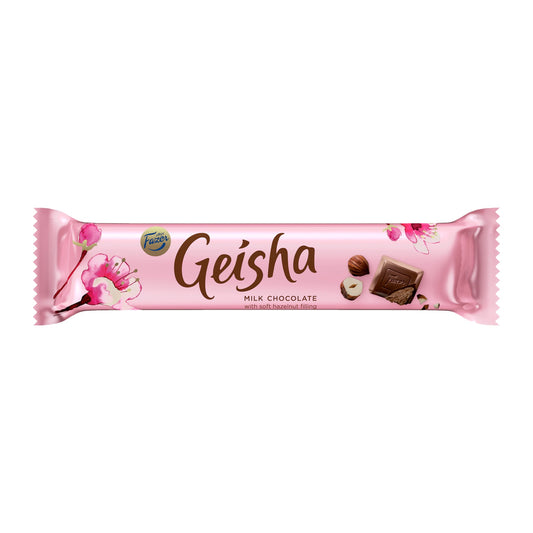 Fazer Geisha Milk Chocolate Bar with Hazelnut Filling 37g – product photo