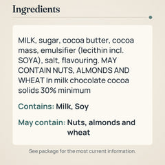 Fazer Milk Chocolate Bar 180g – Ingredients and allergens