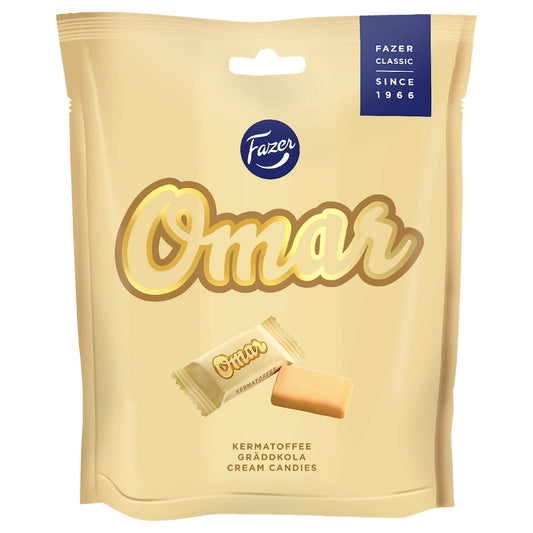 Fazer Omar Cream Candy 220g – product photo
