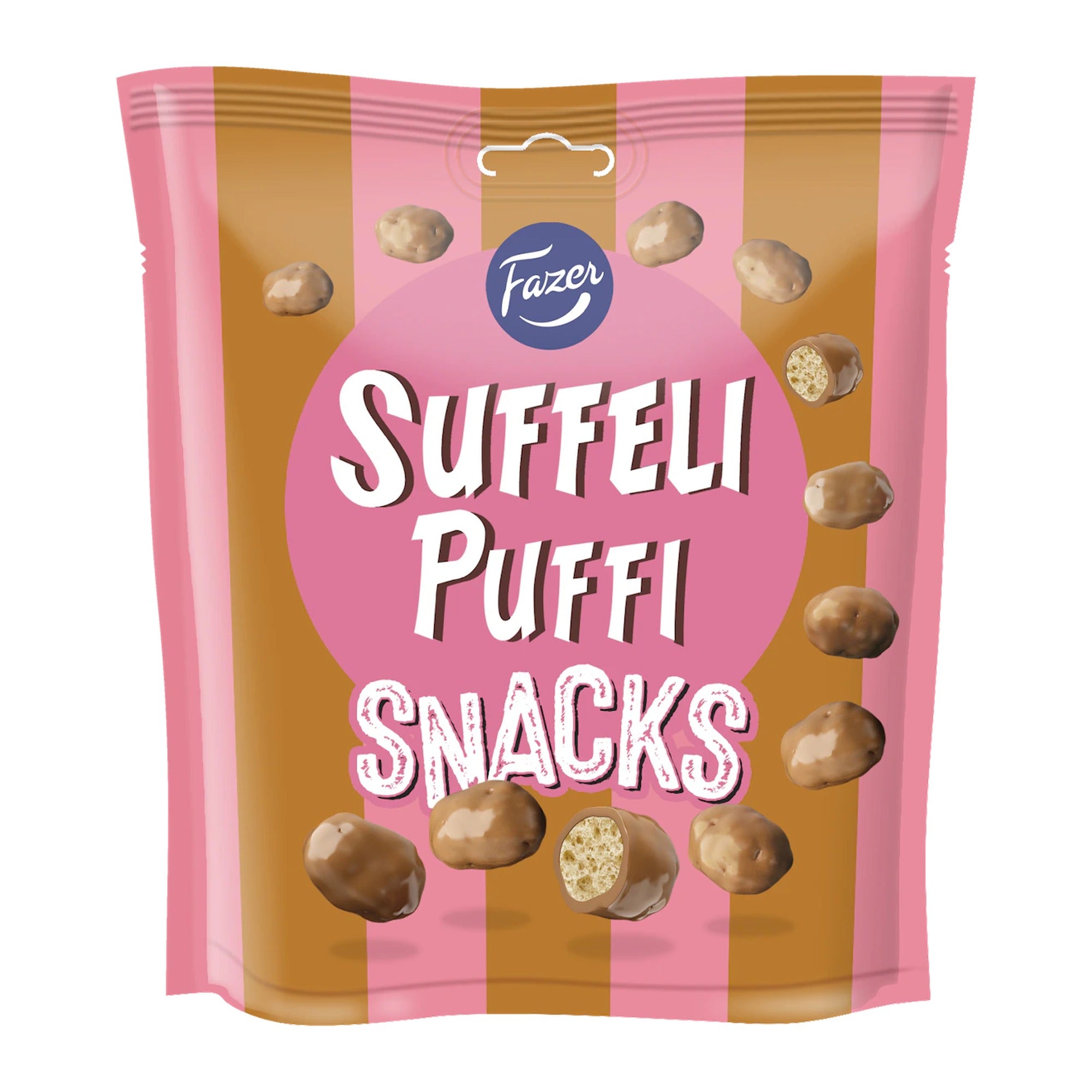 Fazer Suffeli Puffi Chocolate Snacks 160g – product photo