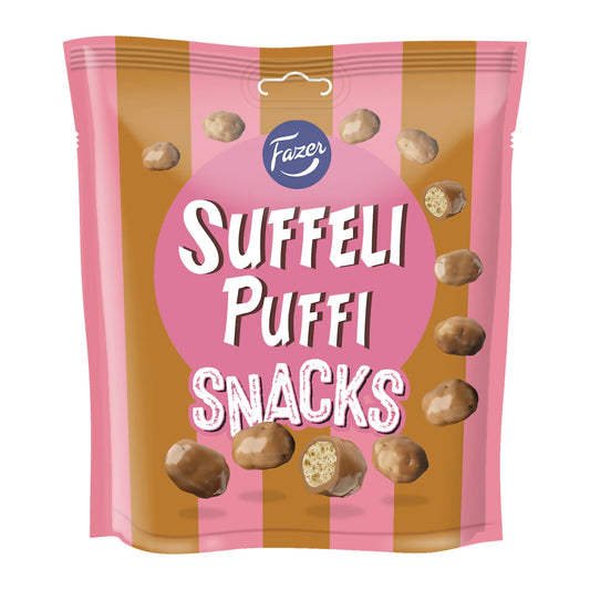 Fazer Suffeli Puffi Chocolate Snacks 160g – product photo