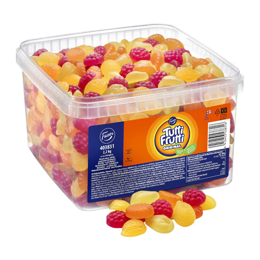 Fazer Tutti Frutti Original Gummy 2.2kg Box of Sweets – product photo