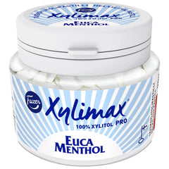 Fazer Xylimax Eucamenthol Xylitol Pastilles 90g Jar – product photo