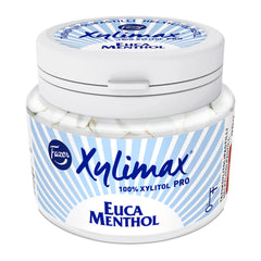 Fazer Xylimax Eucamenthol Xylitol Pastilles 90g Jar – product photo