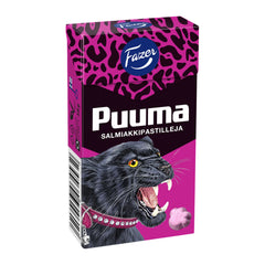 Fazer Pantteri Puuma Dragees Pastilles 38g Box – product photo