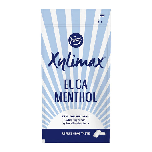 Fazer Xylimax Eucamenthol Xylitol Gum 38g – product photo