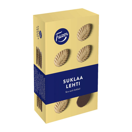 Fazer Suklaalehti Biscuits 185g – product photo