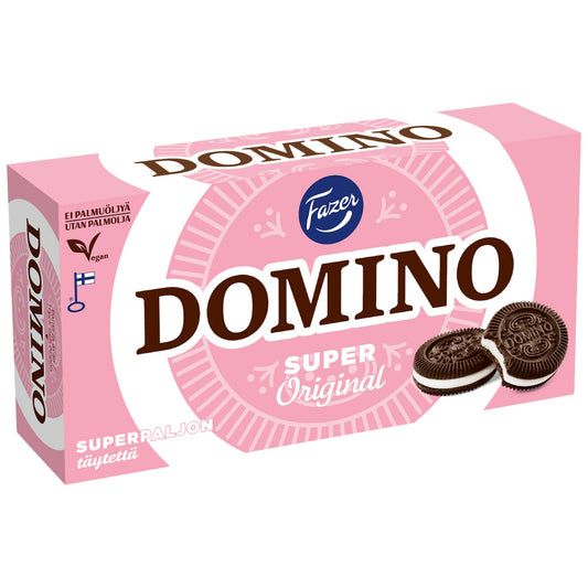 Fazer Domino Super Original Biscuits 345g Box – product photo