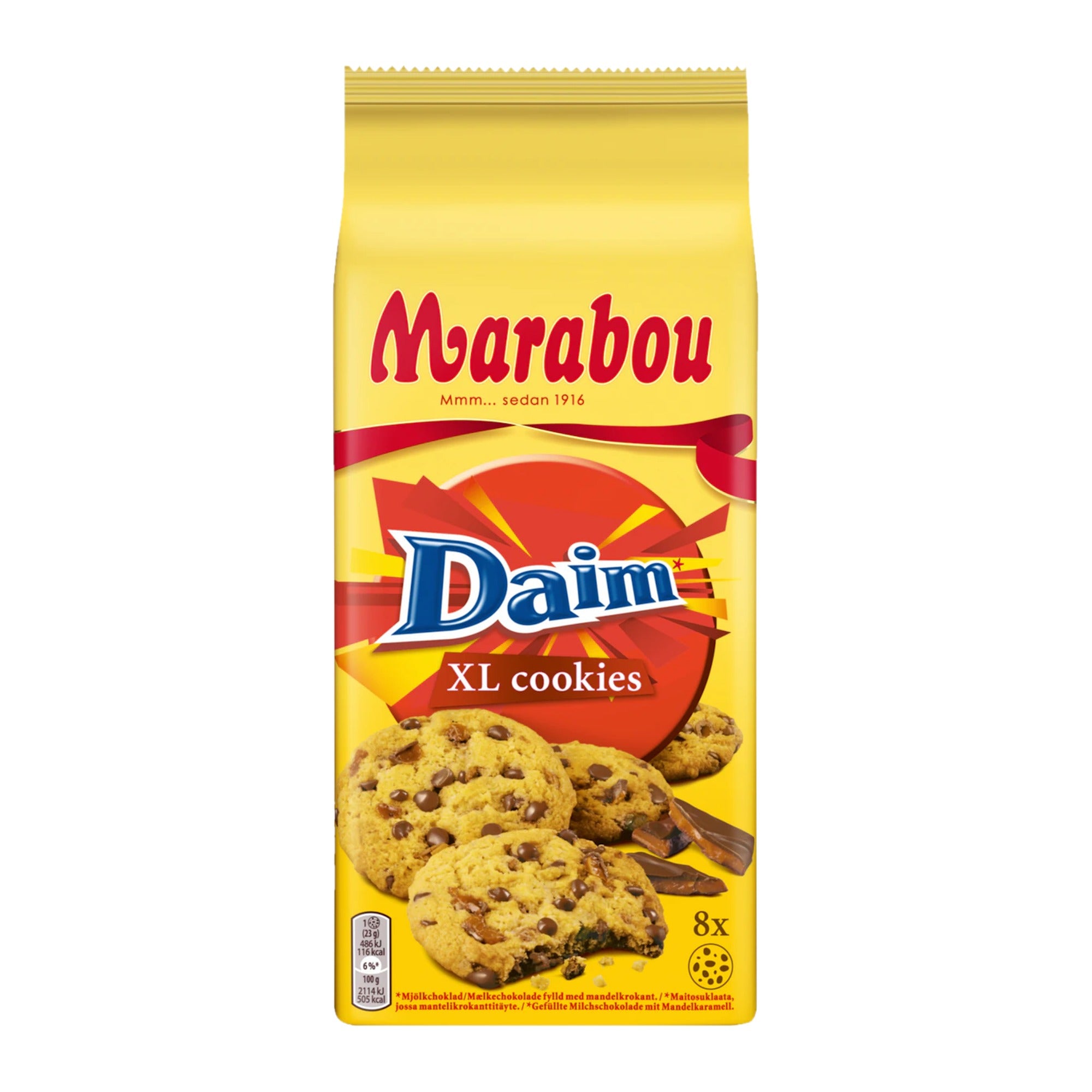 Marabou Daim Milk Chocolate Almond Cookies 184g – product photo