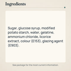 Halva Salmiakki Licorice 170g – Ingredients and allergens