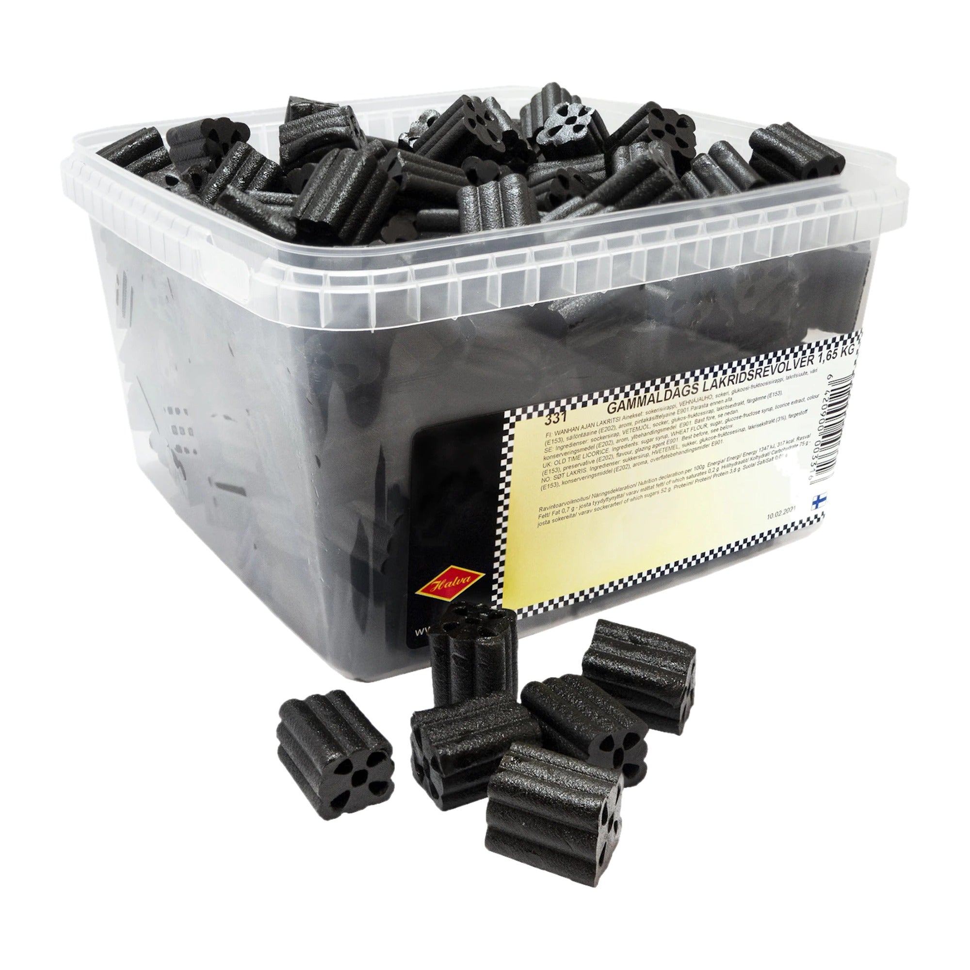 Halva Old Time Liquorice Candy 1.65kg – product photo