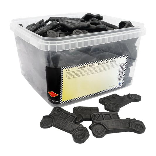 Halva Old Cars Salmiakki Licorice 1.65kg – product photo