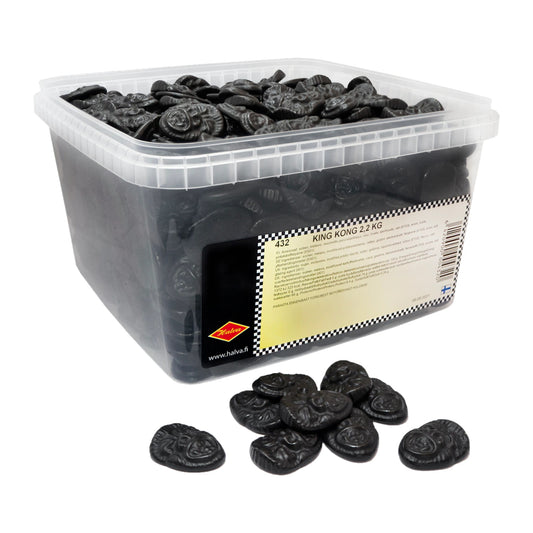 Halva King Kong Original Licorice Bulk Candy 2.2kg – product photo