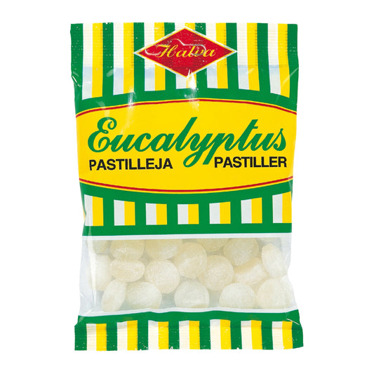 Halva Eucalyptus Pastilles 100g Hard Lozenges – product photo