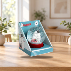 Moomin Love Snow Globe by Martinex – product photo on a table