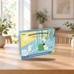 Moomin Tag Board Game – product photo on a table